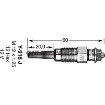 Glow Plug 857 Y-918J Ngkd-Power 2