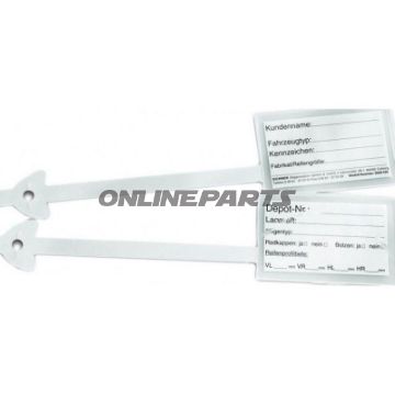 Wheel-Reifenanhaenger 100Stm.Etiketten