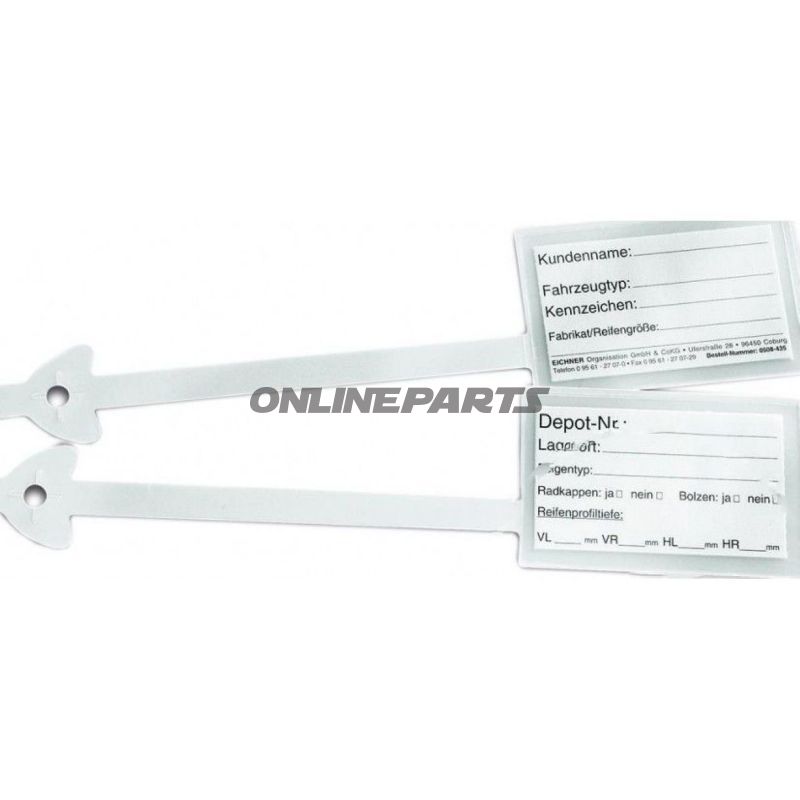 Wheel-Reifenanhaenger 100Stm.Etiketten