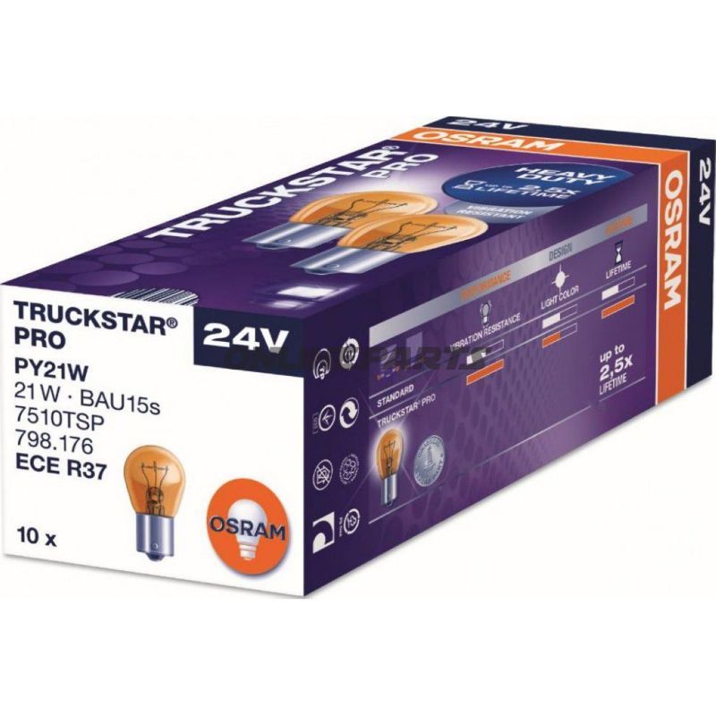 Bulb 24V21w Bau15s Osrtruckstar Pro