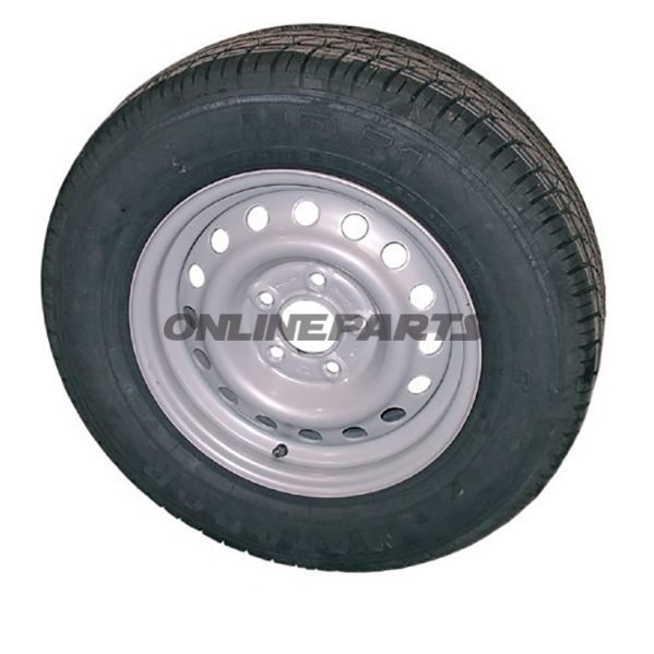 Wheel Trailer 8.50X10 Completemit Reifen 20.5X10-10