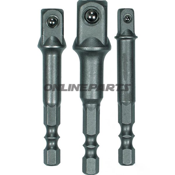 Adapter Kit 3 Pieces1/4X1/4 1/4X3/8 1/4X1/2