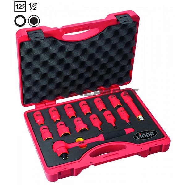Socket Wrench Kit Vde 14Tlg