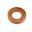 Seal Ring Nozzle Holder7.3X14.9X3mm Kupfer