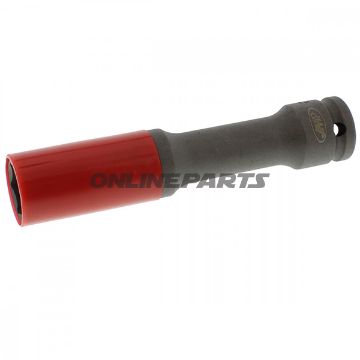Kraft-Stecknuss 6 Kant 1/2 Zoll 21 Mm Jmpummantelt Length 150 Mm