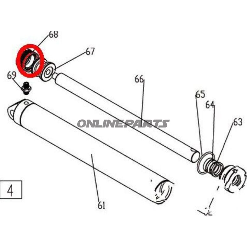 Hydraulic Cylinder Piston Sealfor Jmp500 Lift