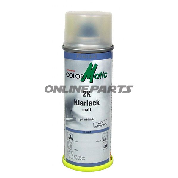 Colormatic Hi-Speed Clear Laquer2 Pack - Matt