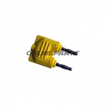 Pruefwiderstand. Gelbsrs-Stecker