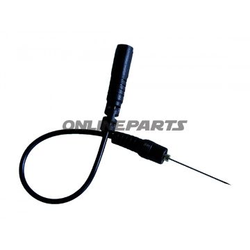 Tester Probe With 0.7Mm Needle Tip Black