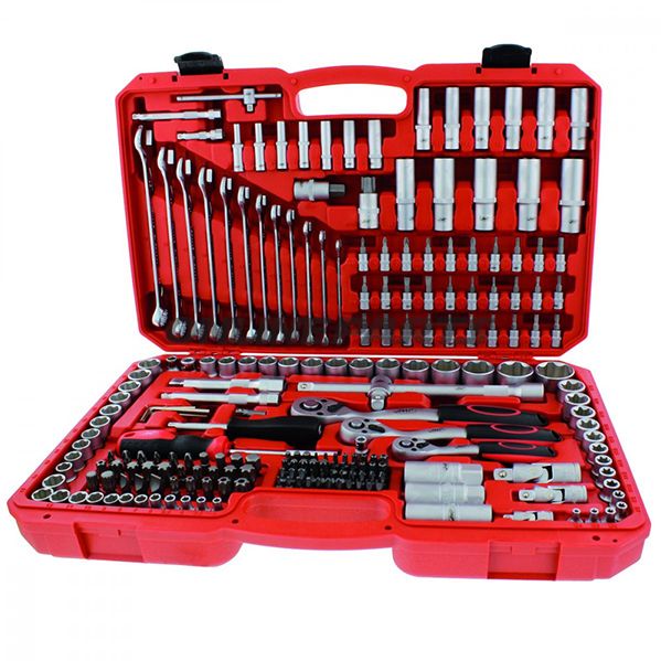 Socket Set 216 Piece Jmp1/4-3/8-1/2 High Quality