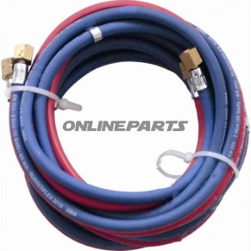 Autogenous Twin Welding Hose With Connectors10 Metre Oxy & Acetylene