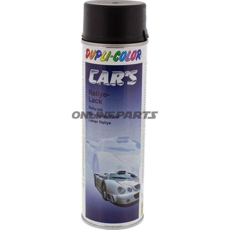 Paint Spray Cars Rallye 500Mlblack Matt Dup