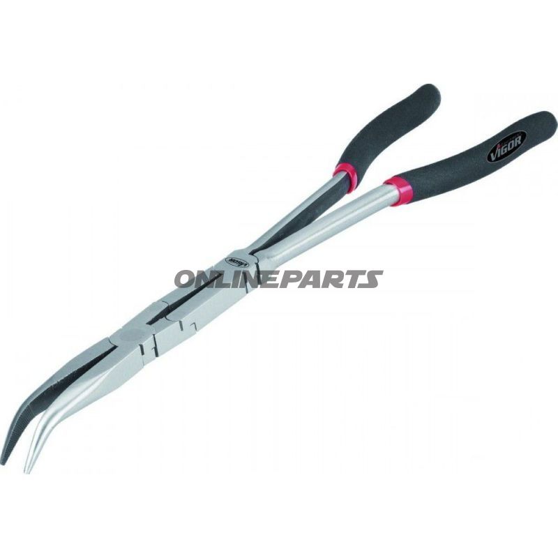 Flat Nose Pliars Double Gel45grad 335Mm Long