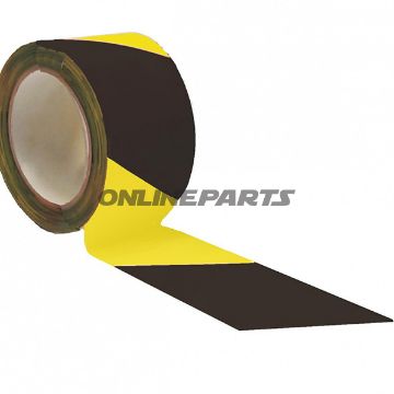Warning Marker Tape 66Mx60mmyellow/Black Self Adhesive