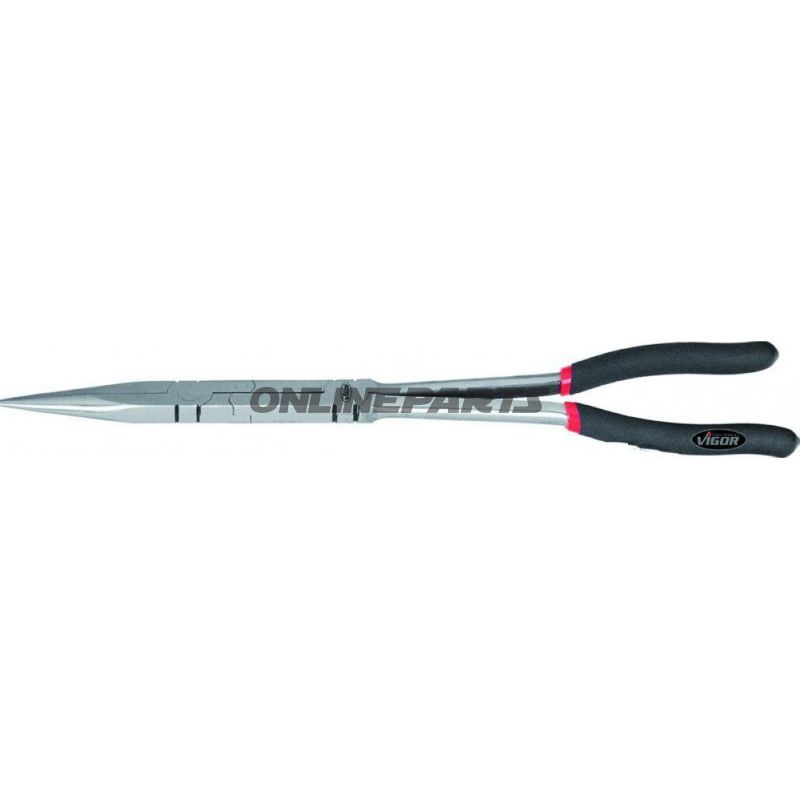 Flat Nose Pliars Double Gelgerade 340Mm Long