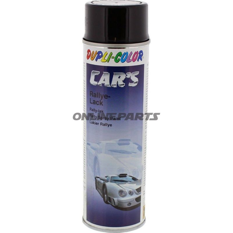 Dupli-Color Rally Spray Paint 500Mlgloss Black