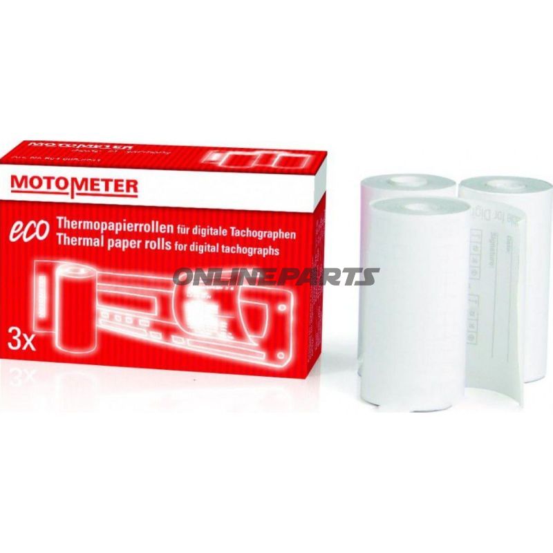 Thermopapier Tachographpackung = 3 Rollen 