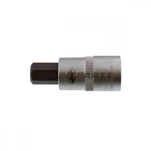 Allen Socket 12Mm 1/2" Drive55mm Long Jmp - 6 Sided Hex