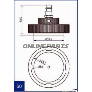 Connection Cover No.60Ate 03.9302-0917.2