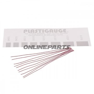 Messstreifen 0.018-0.045Pack = 10 Stück Plastigauge