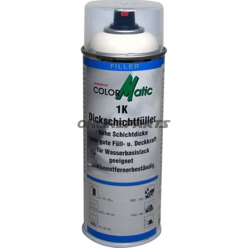 Filler Acryl 1K 400Mlwhite Colorm Hg1