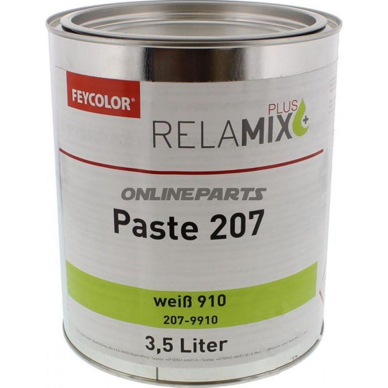 Pigmentpaste 207 910 3.5 Literwhite