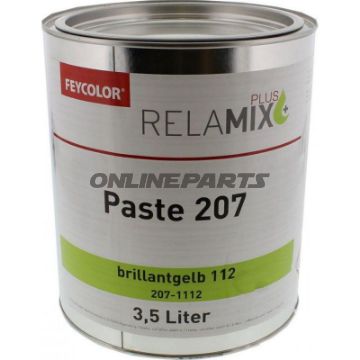 Pigmentpaste 207 112 3.5 Literhellgelb