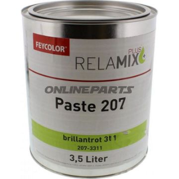 Pigmentpaste 207 311 3.5 Literbrillantrot
