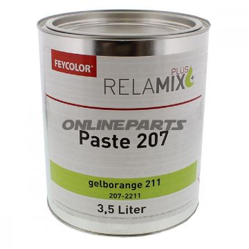 Pigmentpaste 207 211 3.5 Litergelborange