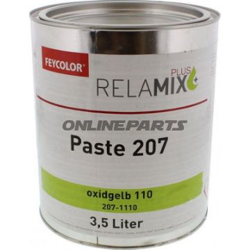 Pigmentpaste 207 110 3.5 Literoxidgelb