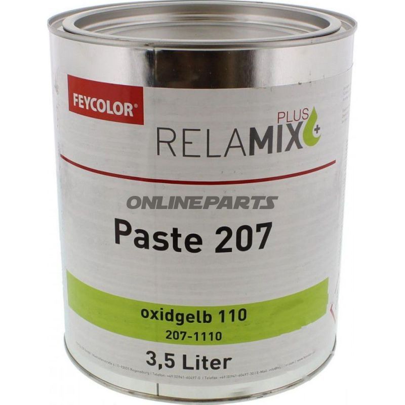Pigmentpaste 207 110 3.5 Literoxidgelb