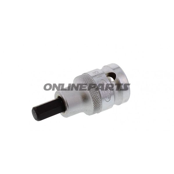 Innensechskant-Stecknuss 1/2 Zoll 8 Mmlength 55Mm