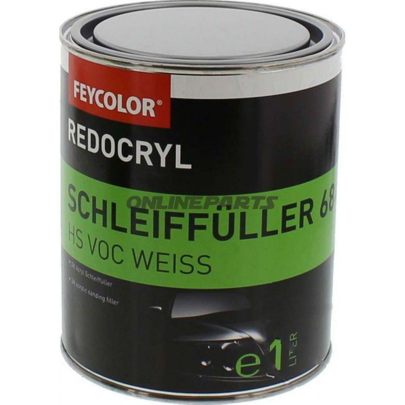 Primer Filler 2K Acryl 1Lwhite Redocryl Hs 684