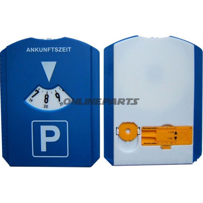 Parking Disc Chip Gummilipreifenprofiltiefenmesser