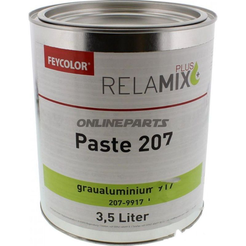 Pigmentpaste 207 917 3.5 Litergraualuminium