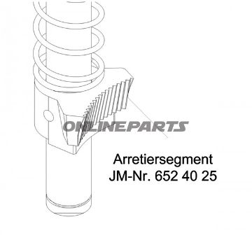 Arretiersegmentjmp Fox 4000 H