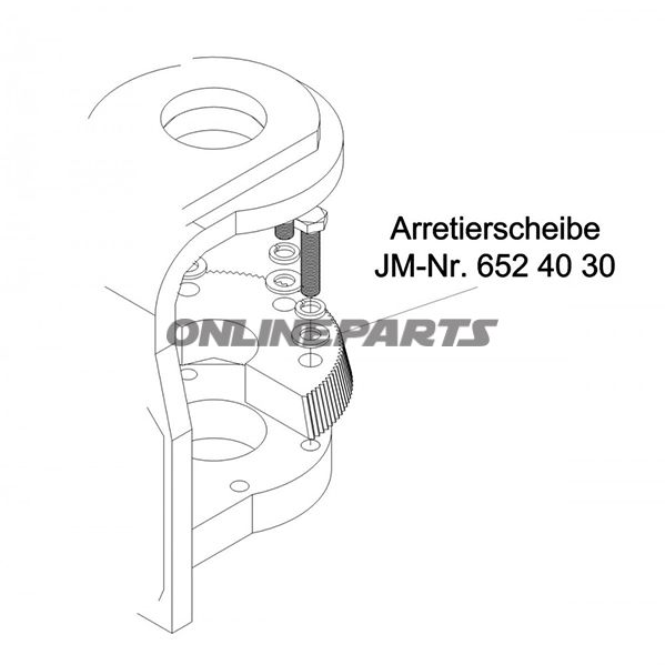 Arretierscheibejmp Fox 4000 H