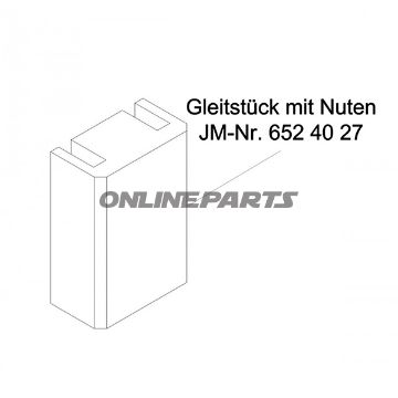 Gleitstück Mit Nutenjmp Fox 4000 H