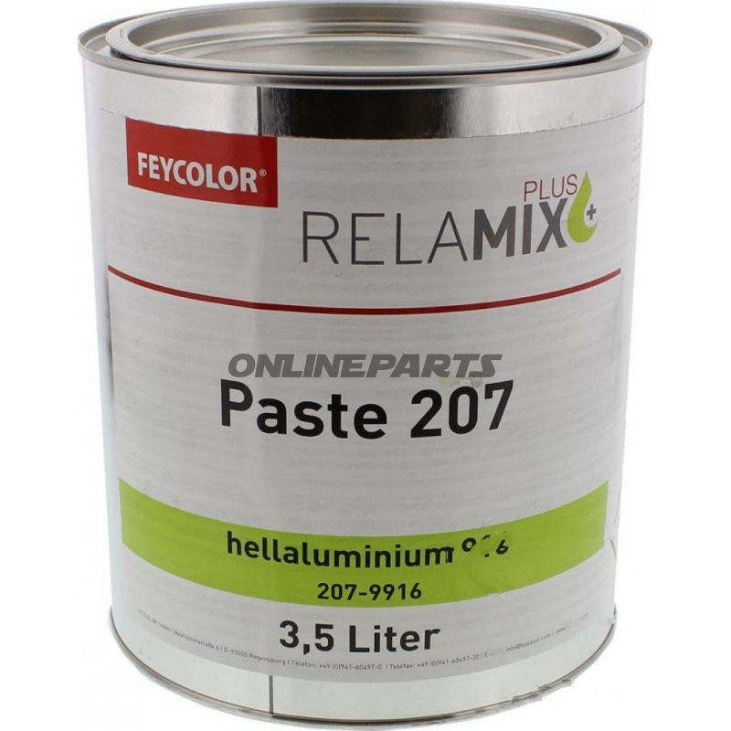 Pigmentpaste 207 916 3.5 Literhellaluminium