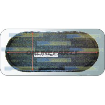 Tube Patch Oval102x44mm
