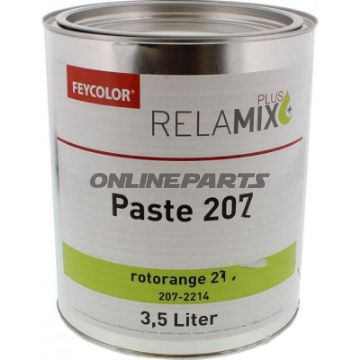 Pigmentpaste 207 214 3.5 Literrotorange