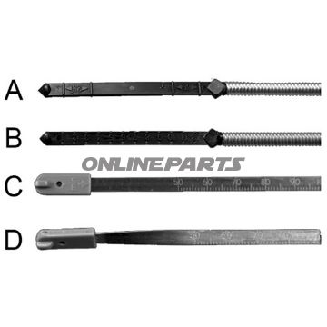 Oelkontrollstab Kit Jmp4-Teilig Mercedes-Benz Motor / Getriebeöl