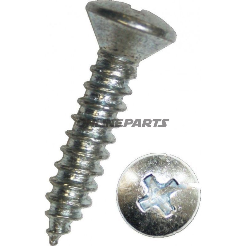 Blechschr 3.5X19 7983 Galvanizedlinsenk/Kr Pck 100 Pcs
