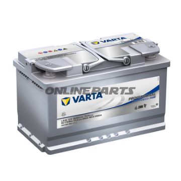 Batterie Professional 12V 80Ah Varta Agmdual Porpose