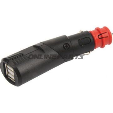 Ladeadapter 12/24Vdoppel Usb 2X2500 Ma