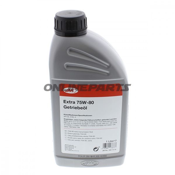 Gear Oil 75W80 1L Jmcextra Valvoline 5580180/5580182