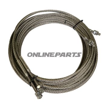 Niro-Seil Long Fox 4000H11440mm 2 Stück. Pro Buehne