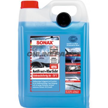 Windscreen Washer Fluid With Antifreeze Sonax5l Ready- Mix