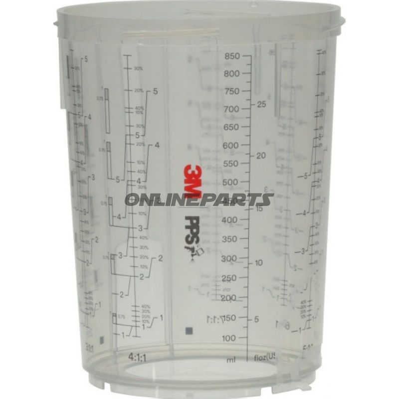 Pps Becher Mit Ring 0.85Lm Aufbew Verschluss 3M