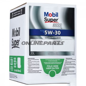 Engine Oil 5W30 20L Mobsup3000x1 For-Fe Bag In Box